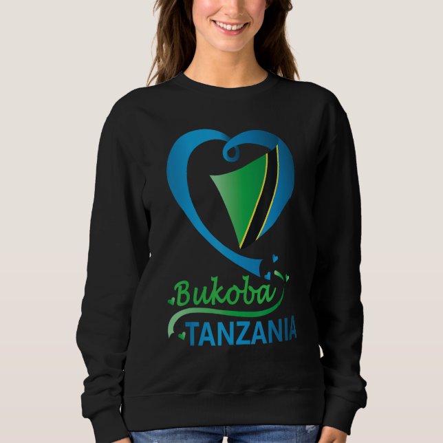 Sweatshirt Bukoba Tanzania Flag Tanzanian Men Women (Devant)