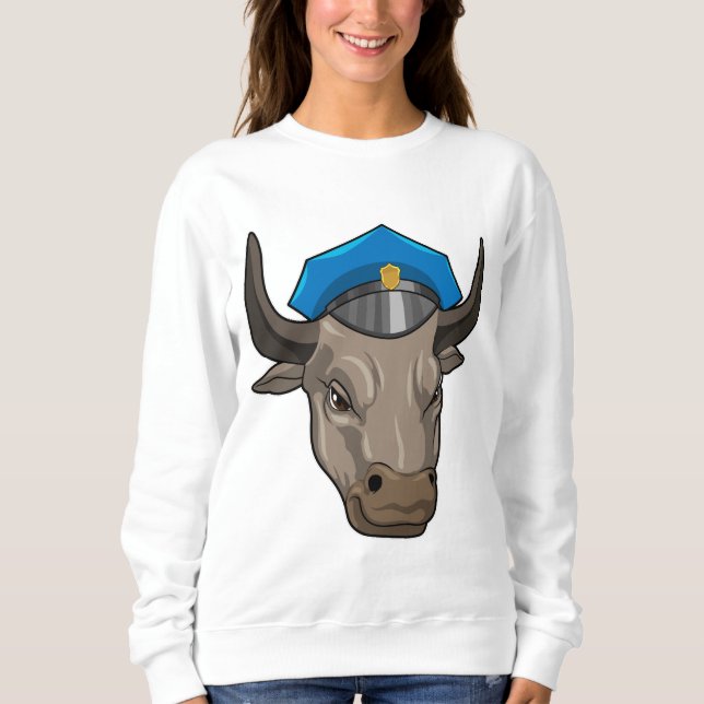 Sweatshirt Bull agent de police Police (Devant)