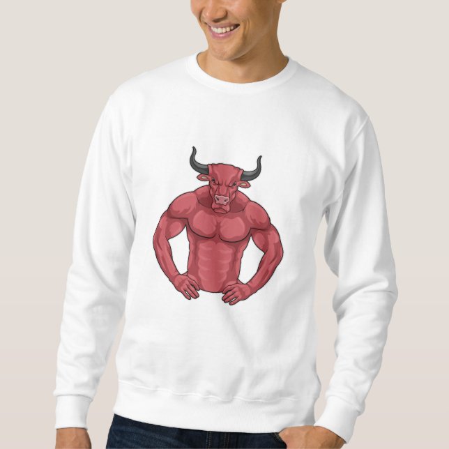 Sweatshirt Bull comme Bodybuilder extrême (Devant)