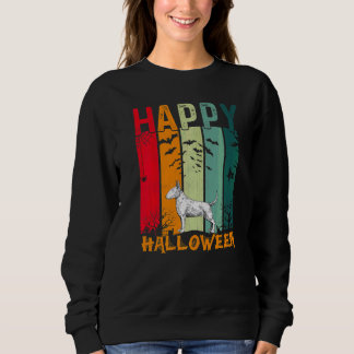 Sweatshirt Bull Terrier Chien Style Rétro Souper Halloween P