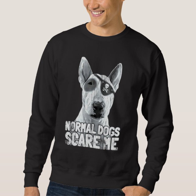 Sweatshirt Bull Terrier Pirate (Devant)