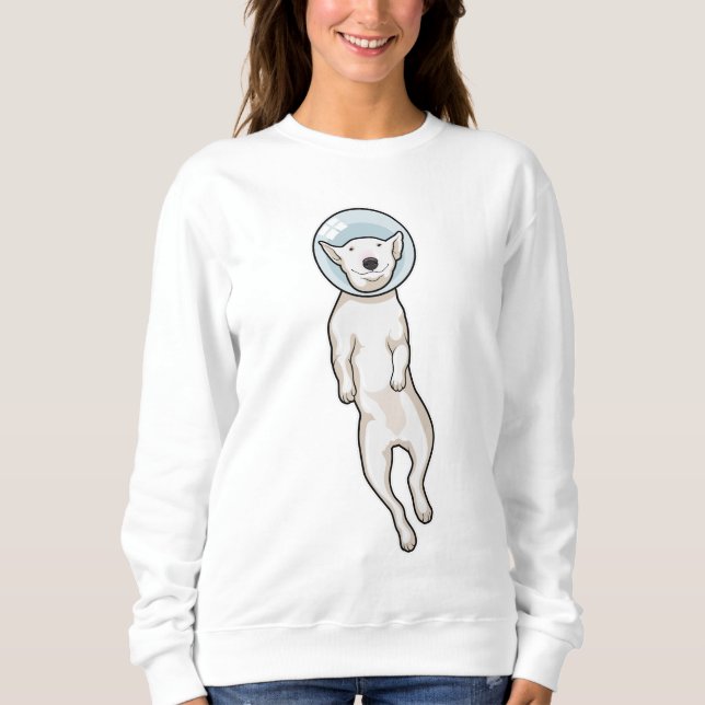 Sweatshirt Bull Terrier Space (Devant)