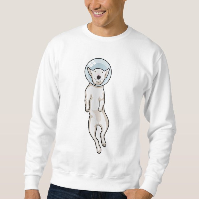 Sweatshirt Bull Terrier Space (Devant)