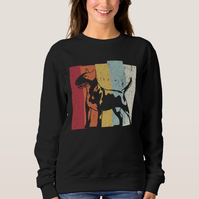 Sweatshirt Bull terrier walk (Devant)