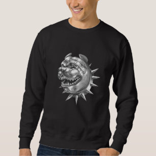 Sweatshirt Bulldog Head Old English Chien