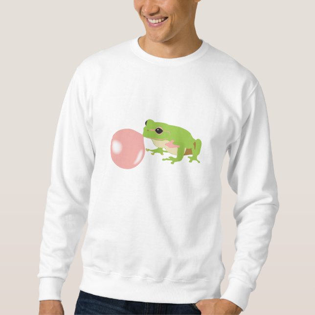 Sweatshirt Bulle de grenouille à bulle (Devant)