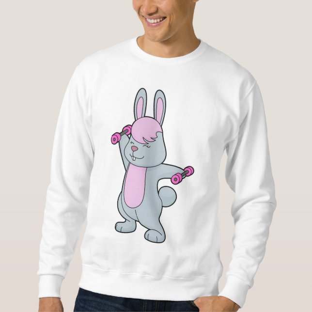 Sweatshirt Bunny Fitness Dumbbell (Devant)