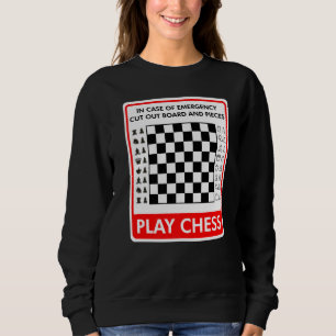 Sweatshirt Bureau d'échecs pour les déplacements d'urgence