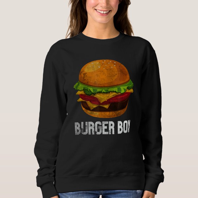 Sweatshirt Burger désossé Burger Burgers Cheeseburger Hambour (Devant)