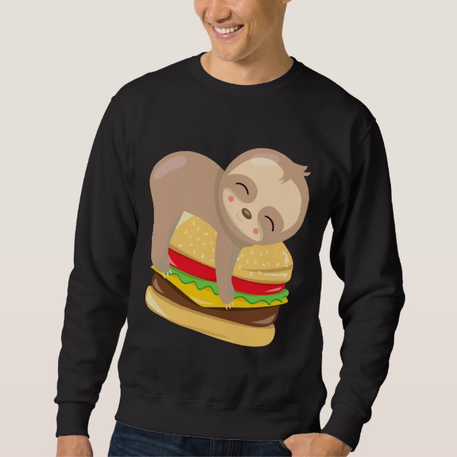 Sweatshirt Burger mignon Sloth (Devant)