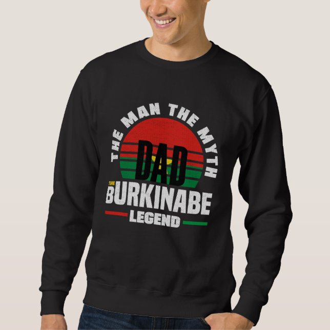 Sweatshirt Burkinabe Burkina Faso Burkinabe Flag Fathers Day (Devant)