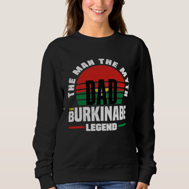 Sweatshirt Burkinabe Burkina Faso Burkinabe Flag Fathers Day (Devant)