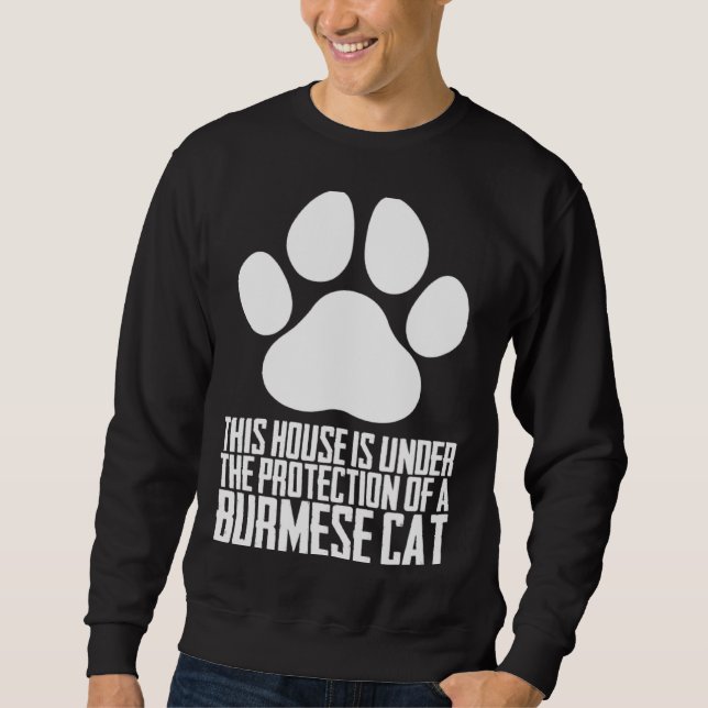 Sweatshirt Burmese  Burmese cats  Burmese mom (Devant)