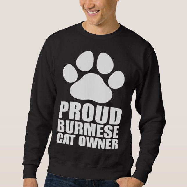 Sweatshirt Burmese cat  Burmese  Burmese kitten  1 (Devant)