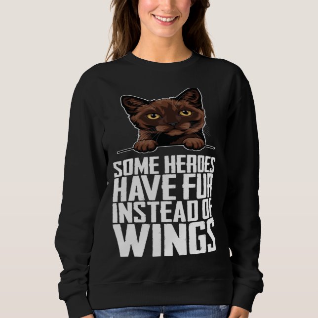 Sweatshirt Burmese cats  Burmese mom  Burmese kitten  4 (Devant)