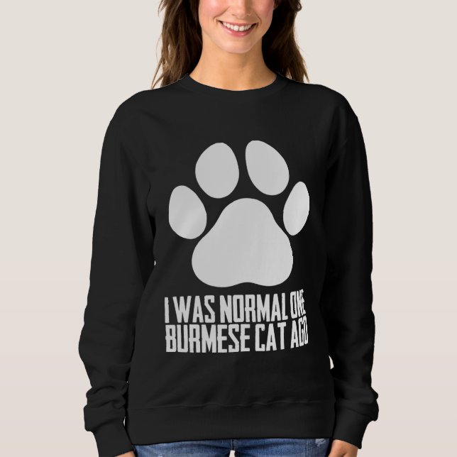 Sweatshirt Burmese kitten  Burmese mom  Burmese dad  4 (Devant)