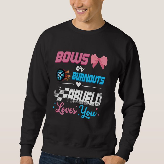 Sweatshirt Burnouts Ou Bows Sexe Révéler Faire-part de fête (Devant)