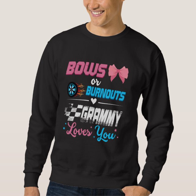 Sweatshirt Burnouts Ou Bows Sexe Révéler Faire-part de fête (Devant)