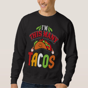 Sweatshirt Burritos du Cinco De Mayo Mexique Tacos et Avocat