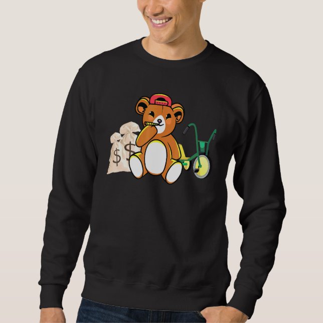 Sweatshirt Business Mentality Lowrider Teddy Bear Entrepreneu (Devant)