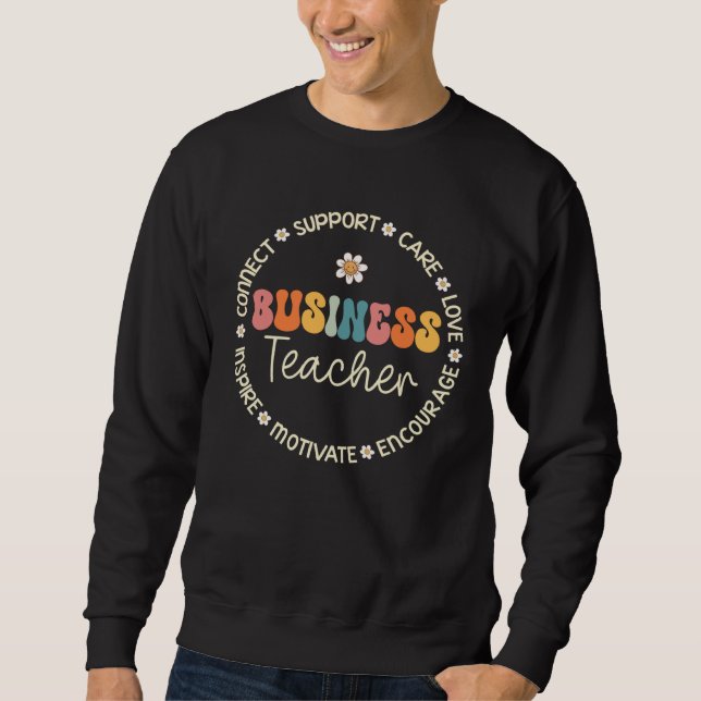 Sweatshirt Business Teacher Appreciation Week Back to School  (Devant)