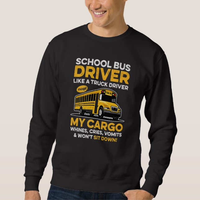 Sweatshirt Busman For Men Women First Day Of School Bus Drive (Devant)