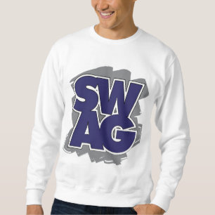 Sweatshirt BUTIN - bleu et gris