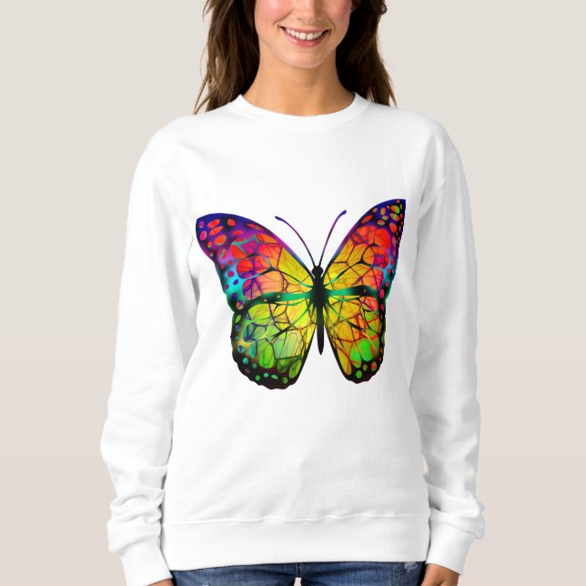 SWEATSHIRT BUTTERFLY ABSTRAIT (Devant)
