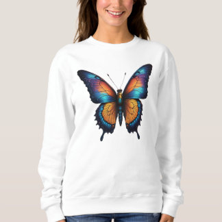 Sweatshirt butterfly art