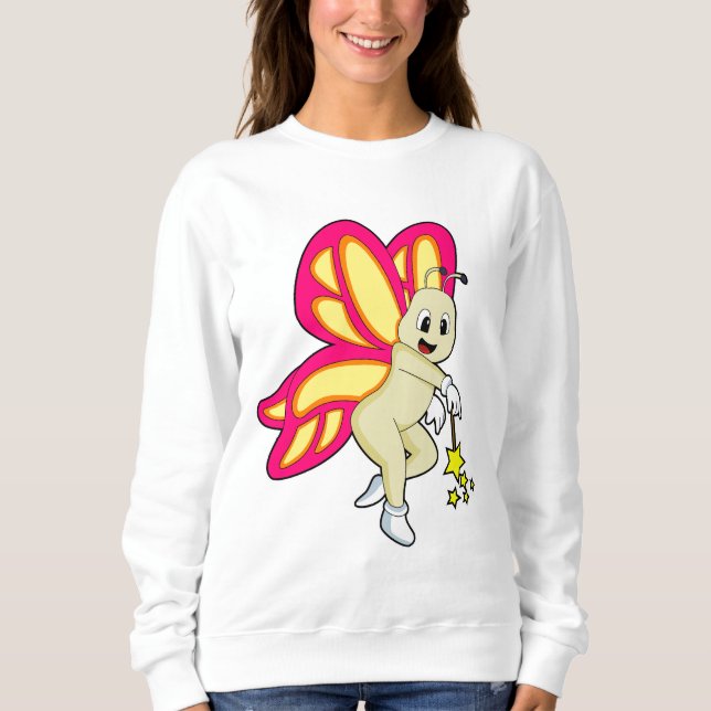 Sweatshirt Butterfly as Wizard with Magic Mur (Devant)