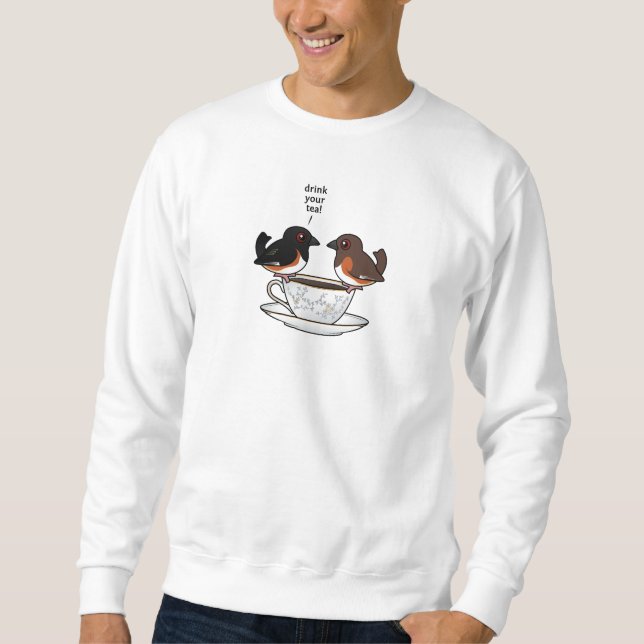 Sweatshirt Buvez de votre thé ! (Devant)