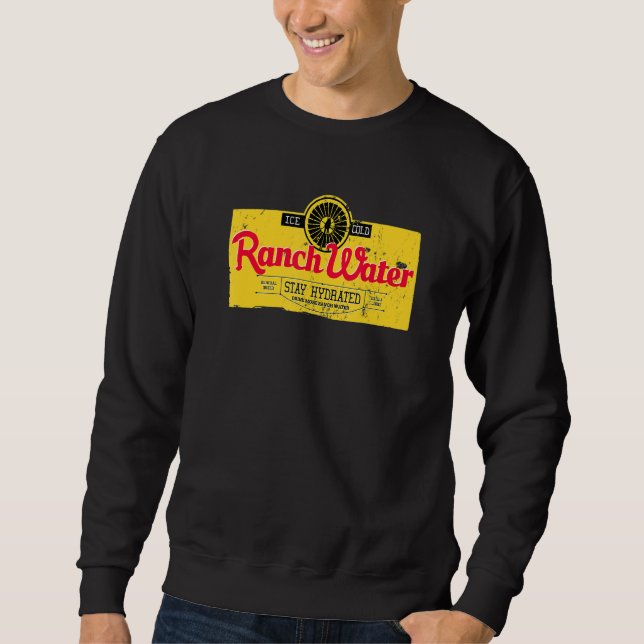 Sweatshirt Buvez Ranch Water Fière Chose de Fierté du Sud Vin (Devant)