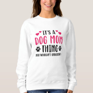 Sweatshirt C’est une maman de chien
