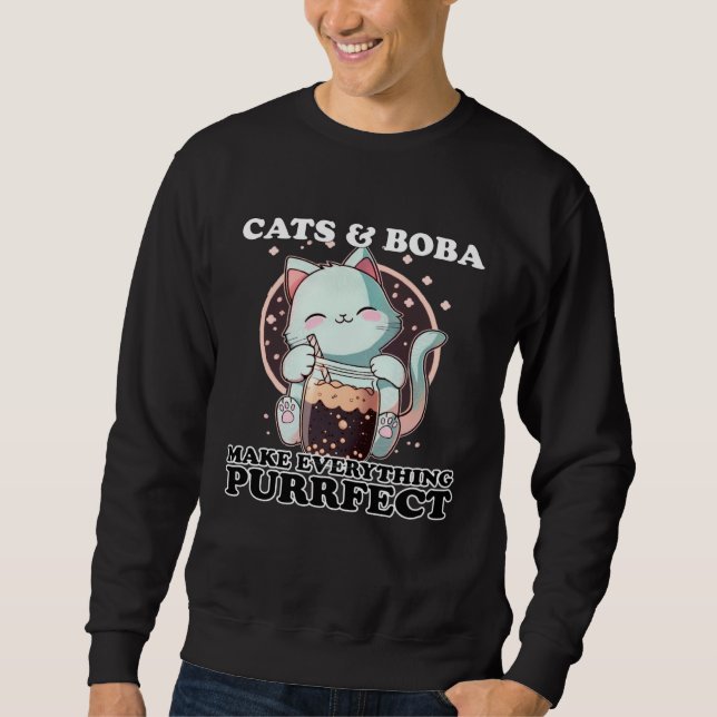 Sweatshirt Ca for MenWomen   Ca for Cat DadMom (Devant)
