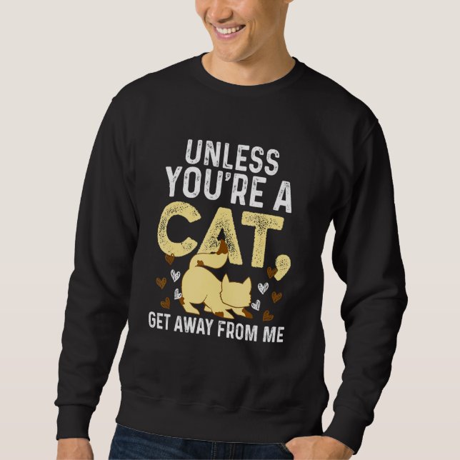 Sweatshirt Ca Sarcastic Chat Tee Introver Chat Tee (Devant)
