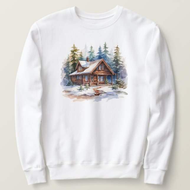 Sweatshirt Cabine d'hiver (Design devant)