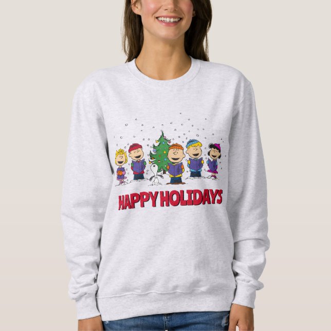 Sweatshirt cacahuètes | Autour de l'arbre de Noël (Devant)
