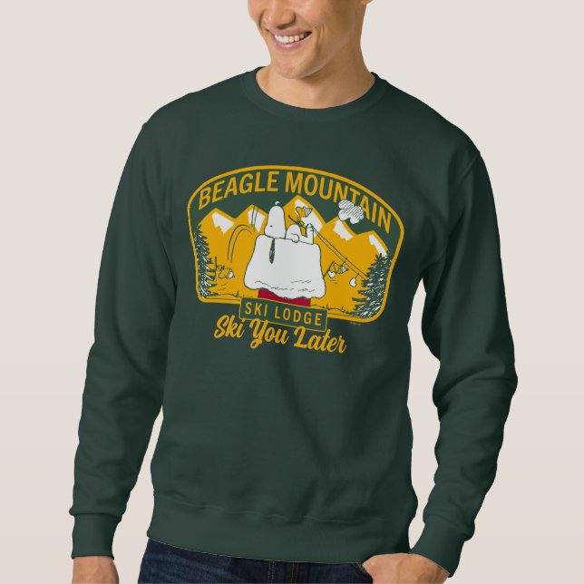 Sweatshirt cacahuètes | Beagle Mountain Ski Lodge (Devant)