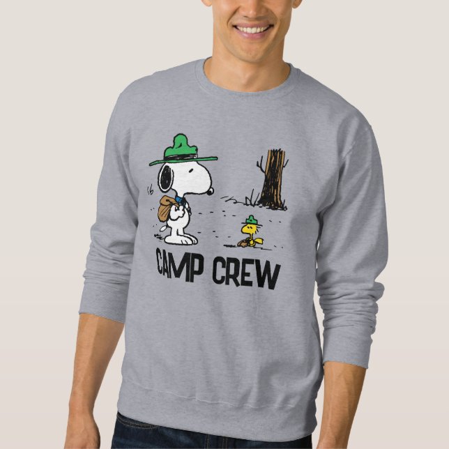 Sweatshirt cacahuètes | Camping Snoopy & Woodstock (Devant)