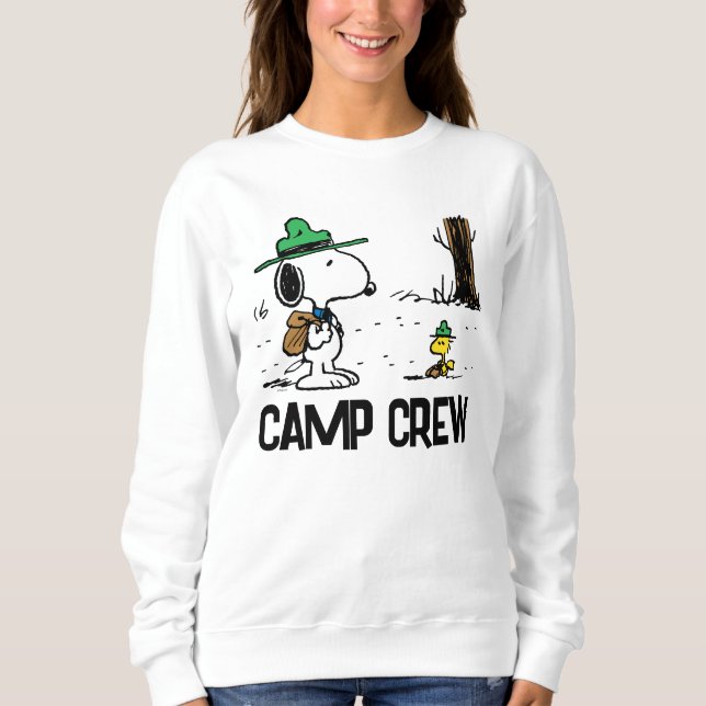 Sweatshirt cacahuètes | Camping Snoopy & Woodstock (Devant)