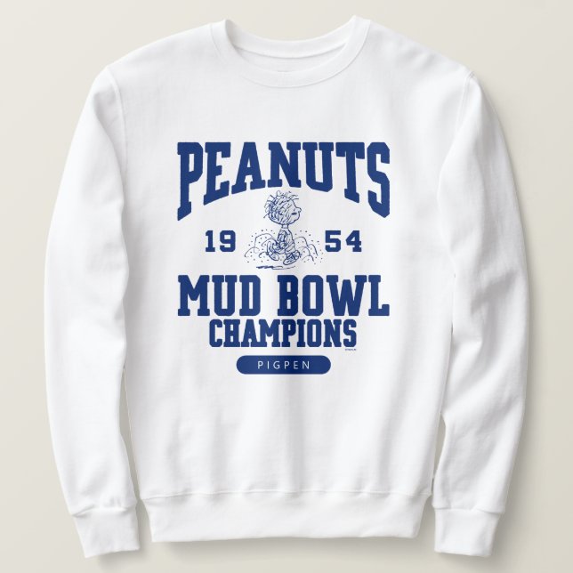 Sweatshirt cacahuètes | Champions du Bowl Pigpen Mud 1954 (Design devant)