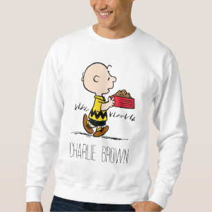 Sweatshirt cacahuètes   Charlie Brown avec Snoopy's Dish