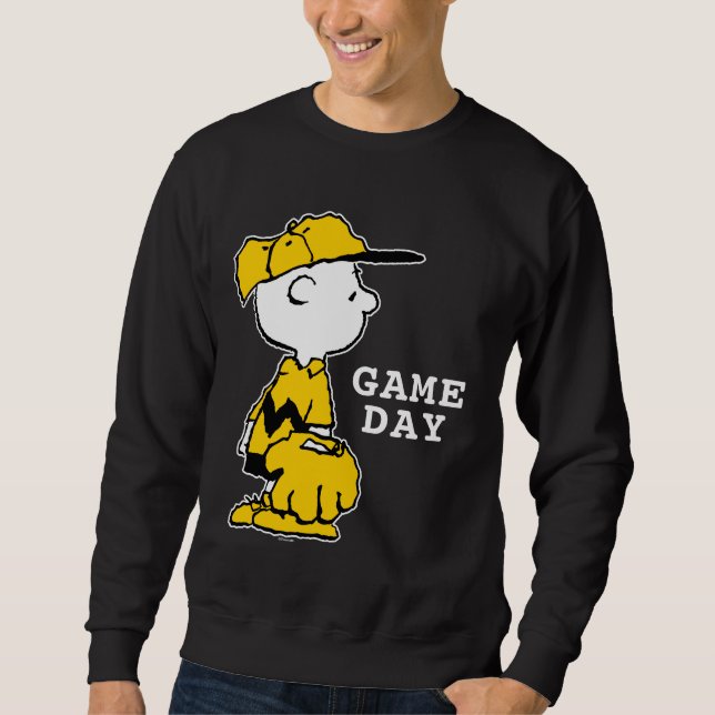 Sweatshirt cacahuètes | Charlie Brown Baseball (Devant)
