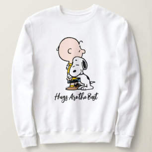 Sweatshirt cacahuètes Charlie Brown & Snoopy Hug