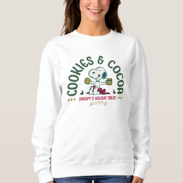 Sweatshirt cacahuètes | Cookies et cacao Snoopy (Devant)