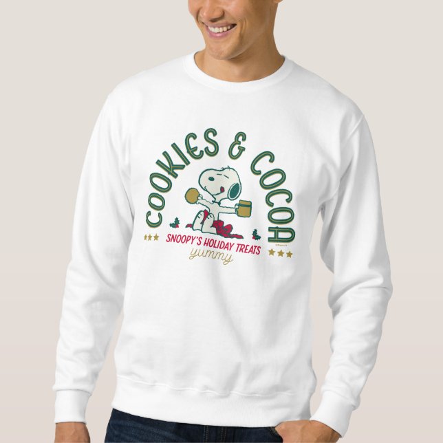 Sweatshirt cacahuètes | Cookies et cacao Snoopy (Devant)