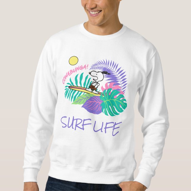 Sweatshirt cacahuètes | Cowabunga Snoopy (Devant)