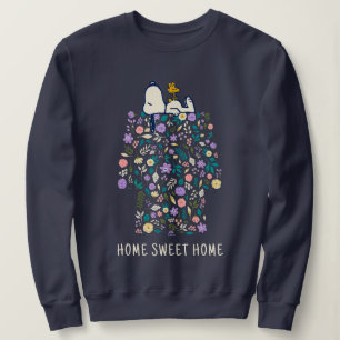 Sweatshirt cacahuètes en fleur Snoopy's Doghouse
