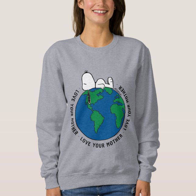 Sweatshirt cacahuètes | Gardez le propre Gardez le vert (Devant)