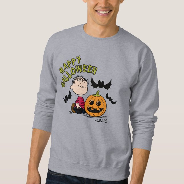 Sweatshirt cacahuètes | Happy Halloween Linus (Devant)